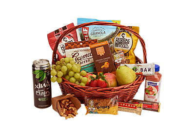 get well basket healthy snacks