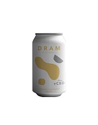 Dram Gingergrass Adaptogenic CBD Sparkling Water 12 Oz 25 Mg CBD 