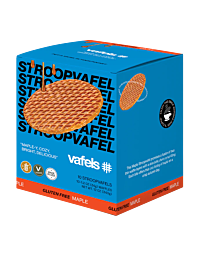 Gluten-free, plant-based maple Liège waffle with caramelized pearl sugar; soft, chewy, vegan-friendly gourmet waffle.