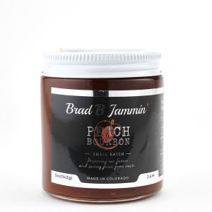 Brad B Jammin Boozy Peach Bourbon Jam 5 OZ LOCAL