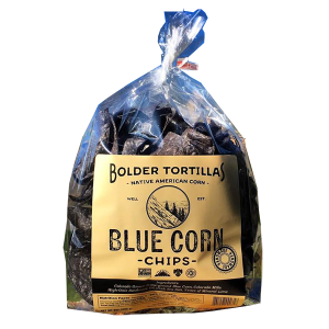 Bolder Blue Corn Tortilla Chips 8 Oz