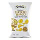TartufLanghe Truffle Chips 45 g bag with golden potato chips and a sliced black summer truffle