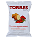 Torres Smoked Paprika Potato Chips 90g bag front view