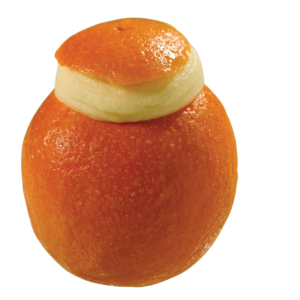 Bindi Arancia Ripieno – Orange Sorbet in Natural Orange Shell per 12