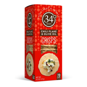34 degrees Chili Flake & Olive Oil Crisps