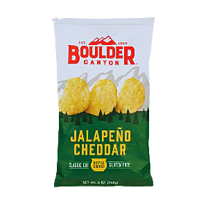 Boulder Canyon Jalapeno Cheddar 1.5 oz or 5 Oz