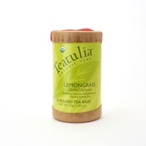 Teatulia Organic Lemongrass Tea Eco Canister 30 Pyramid