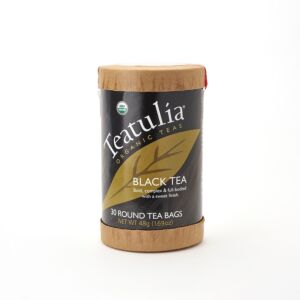 Teatulia Organic Black Tea Eco Canister 30 Pyramid