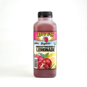 Big B's Organic Hibiscus Pomegranate Lemonade 16 Oz