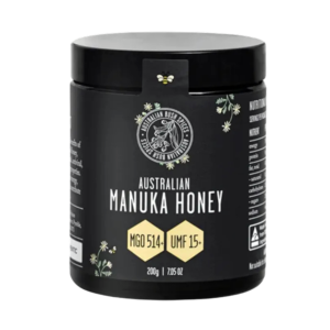 Manuka Honey MGO 514+ high strength bio activity honey jar with premium natural Manuka honey