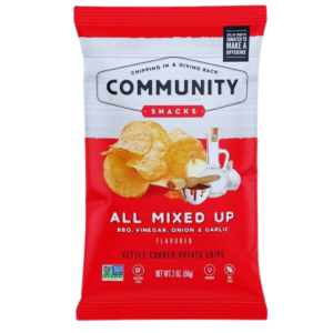 Community Chips All Mixed Up assorted kettle-style potato chips