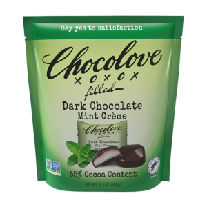 Chocolove Dark Chocolate Mint Creme 3.5 Oz