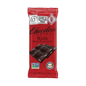 Chocolove Strong Dark Chocolate Bar 65 % Cocoa