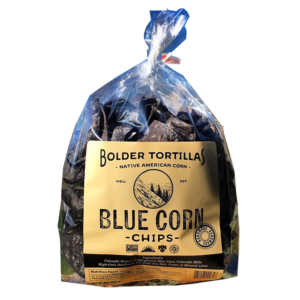 Bolder Blue Corn Tortilla Chips 8 Oz LOCAL !