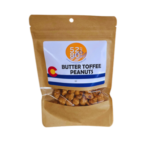 Butter Toffee Peanuts &ndash; 4 oz Sweet & Crunchy Gourmet Snack
