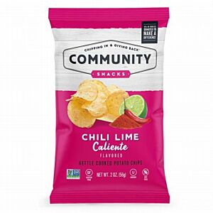 Community Chips Chili Lime Caliente 2 OZ or 5 OZ ( BULK OR INDIVIDUAL )