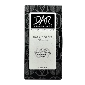 Dar Chocolate Dark with Coffee - 90 % Cacao