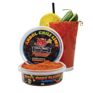 Devil Daves Bloody Mary Rimmer & Seasoning | Arbol Chili Lime 128 Grams