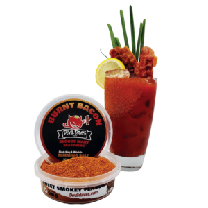 Devil Dave's Bloody Mary Rimmer & Seasoning | Burnt Bacon BBQ 127 Gram