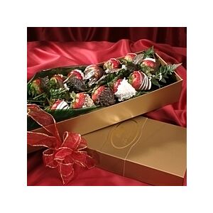 Rose Colored Chocolate Covered Strawberries