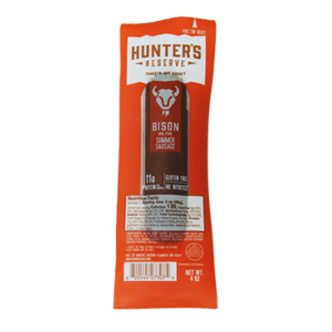 Hunter’s Reserve Bison Sausage – 4 oz Gourmet Game Sausage