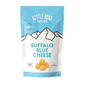 Kettle Head Buffalo Blue Cheese Popcorn | Denver Gourmet Snack | 4.1 oz