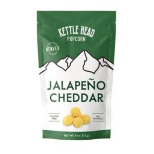 Kettle Head Jalapeño Cheddar Popcorn | Denver Gourmet Popcorn | 4 oz