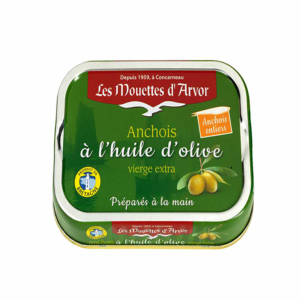 Les Mouettes d'Arvor Anchovies in EVOO 100 Gr