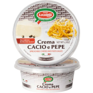 Locatelli Crema Cacia e Pepe Spreadable Cheese and Pasta Sauce (5.29 oz)