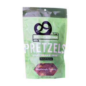 On tap kitchen Sour Cream and Onion Pretzels Local 3.5 Oz
