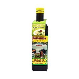 Partanna Unfiltered Organic Extra Virgin Olive Oil 750 ml
