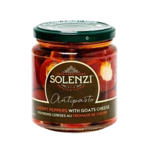 Solenzi Cherry Peppers Stuffed with Goat's Cheese 280g | Gourmet Stuffed Peppers