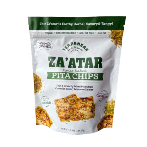 Terranean Herbs & Spices Za'atar Twice Baked Pita Chips -Vegan