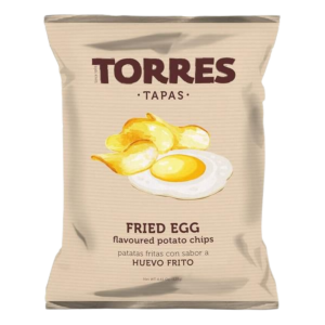 Torres Fried Egg Potato Chips – Gourmet Spanish Chips 125 Gram