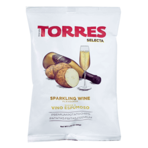 Torres Sparkling Wine Potato Chips – Gourmet Spanish Chips 50 Gram
