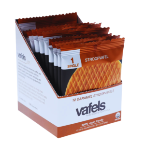 Vafels 12 Caramel Stroop Waffle – Vegan & Plant-Based | 5280Gourmet