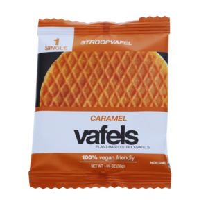 Vafels Single Caramel Stroop Waffle – Vegan & Plant-Based | 5280Gourmet
