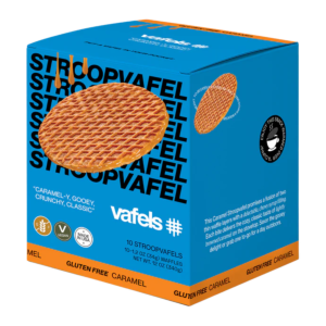 10 pack Vafels Gluten-Free Caramel Stroop Waffle – Vegan & Plant-Based | 5280Gourmet